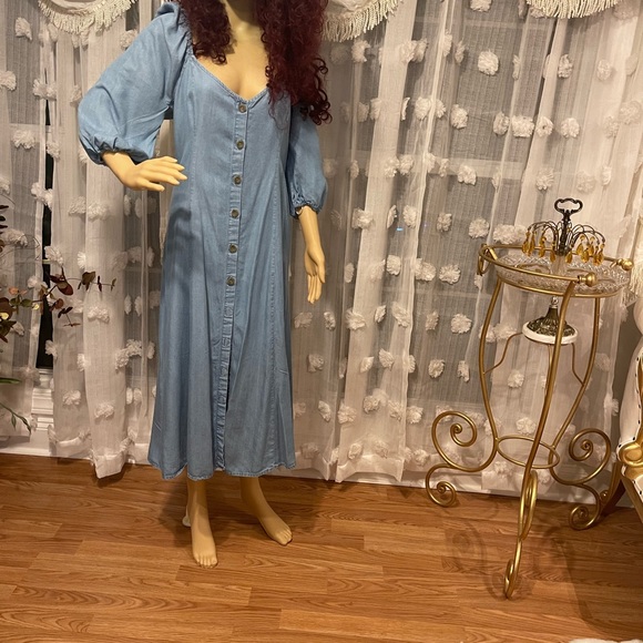 ZARA Jean Dress - Picture 1 of 2